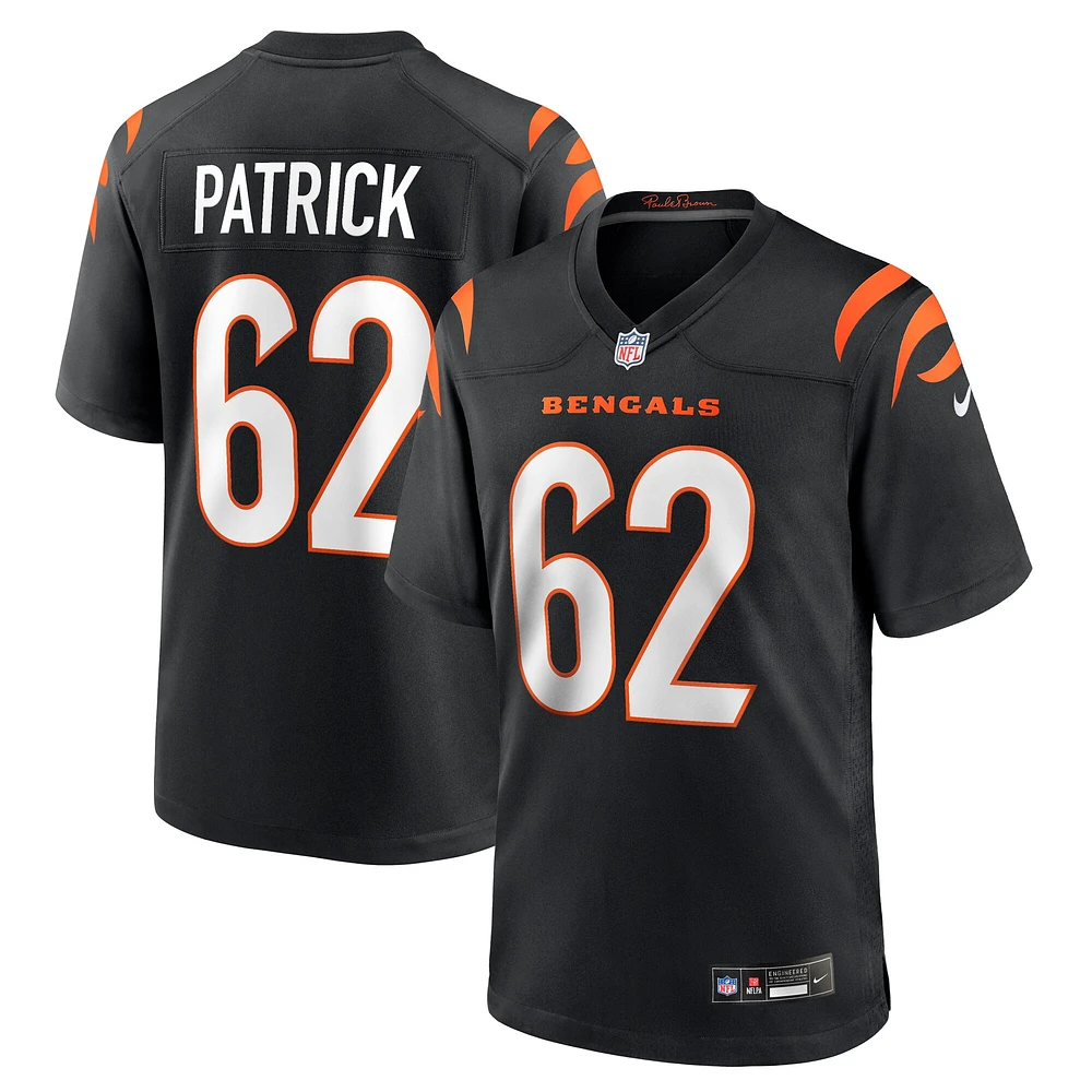 Men's Nike Lucas Patrick  Black Cincinnati Bengals Team Game Jersey