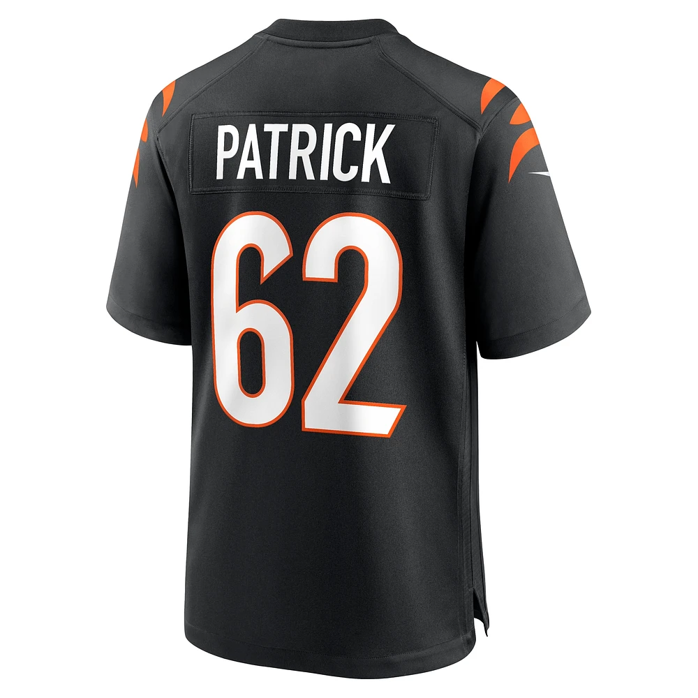 Men's Nike Lucas Patrick  Black Cincinnati Bengals Team Game Jersey