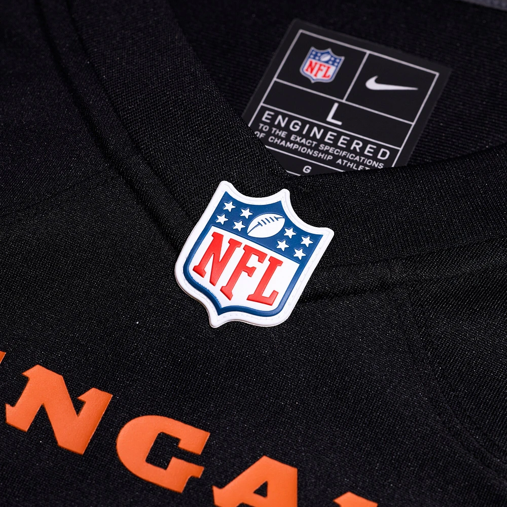 Men's Nike Lucas Patrick  Black Cincinnati Bengals Team Game Jersey