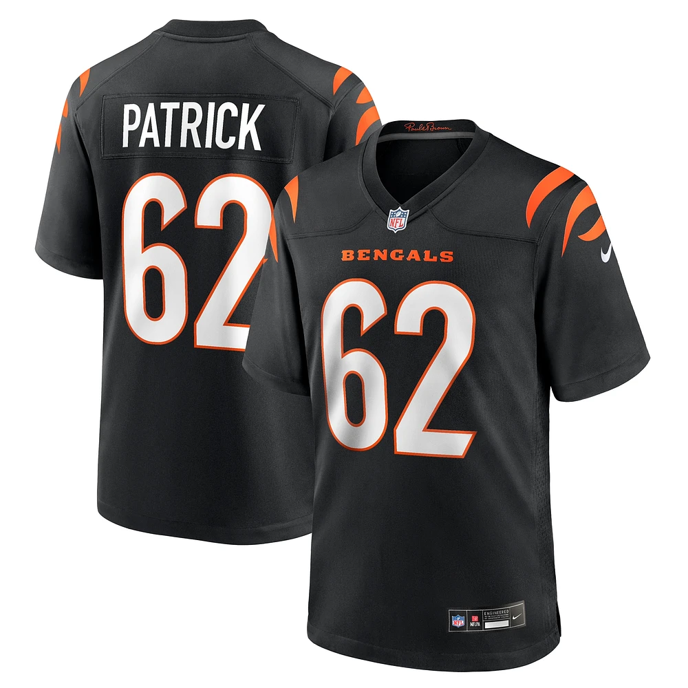 Men's Nike Lucas Patrick  Black Cincinnati Bengals Team Game Jersey