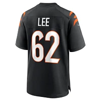 Men's Nike Matt Lee  Black Cincinnati Bengals Game Jersey