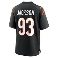 Men's Nike McKinnley Jackson  Black Cincinnati Bengals Game Jersey