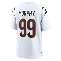Men's Nike Myles Murphy White Cincinnati Bengals Team Game Jersey