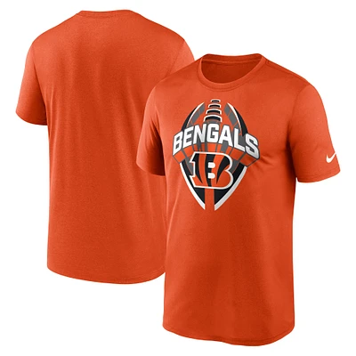 T-shirt Nike orange Cincinnati Bengals Legend Icon Performance pour homme