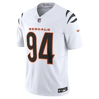 Nike Sam Hubbard Blanc Cincinnati Bengals Vapor F.U.S.E. Maillot limité