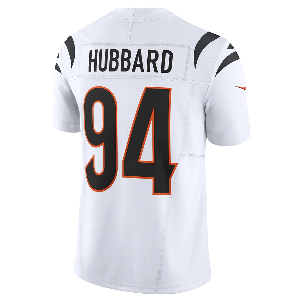 Nike Sam Hubbard Blanc Cincinnati Bengals Vapor F.U.S.E. Maillot limité