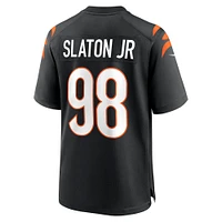Men's Nike Tedarrell Slaton Jr  Black Cincinnati Bengals Team Game Jersey
