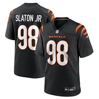 Men's Nike Tedarrell Slaton Jr  Black Cincinnati Bengals Team Game Jersey