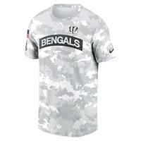 T-shirt Nike Cincinnati Bengals 2024 Salute To Service Performance pour homme, blanc, grande taille