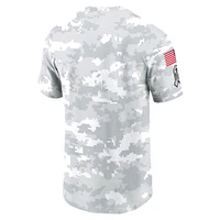 T-shirt Nike Cincinnati Bengals 2024 Salute To Service Performance pour homme, blanc, grande taille