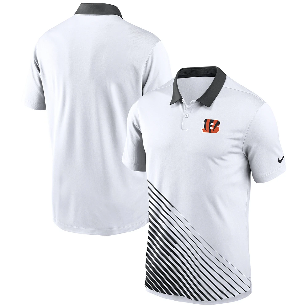 Men's Nike White Cincinnati Bengals Vapor Performance Polo