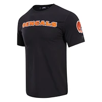 Men's Pro Standard Black Cincinnati Bengals Classic Chenille T-Shirt