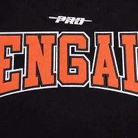 Men's Pro Standard Black Cincinnati Bengals Crest Emblem Pullover Sweatshirt