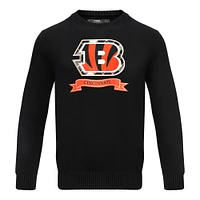 Men's Pro Standard Black Cincinnati Bengals Prep Knit Sweater