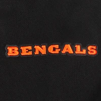 Men's Pro Standard Black Cincinnati Bengals Turn It Up Drop Shoulder Pullover Sweatshirt