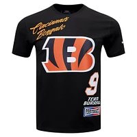 Men's Pro Standard Joe Burrow Black Cincinnati Bengals Fast Lane Name & Number Player T-Shirt