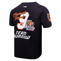 Men's Pro Standard Joe Burrow Black Cincinnati Bengals Fast Lane Name & Number Player T-Shirt