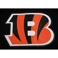 Men's Pro Standard Joe Burrow Black Cincinnati Bengals Mesh Baseball Button-Up T-Shirt