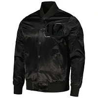 Men's Pro Standard Joe Burrow Black Cincinnati Bengals Player Full-Snap Jacket