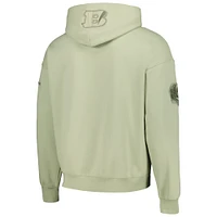 Men's Pro Standard Joe Burrow Light Green Cincinnati Bengals Player Name & Number Pullover Hoodie