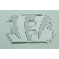 Men's Pro Standard Light Green Cincinnati Bengals Neutrals Short Sleeve Pullover Hoodie