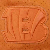 Men's Pro Standard Orange Cincinnati Bengals Triple Tonal Mesh Button-Up Shirt