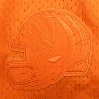 Men's Pro Standard Orange Cincinnati Bengals Triple Tonal Mesh Button-Up Shirt