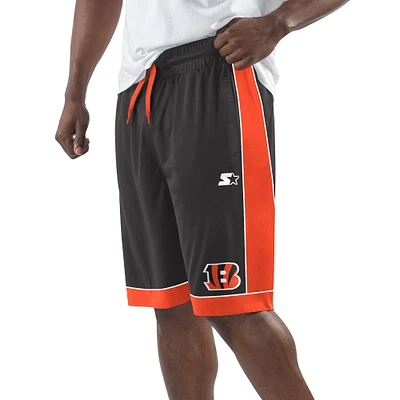Men's Starter Black Cincinnati Bengals Fan Favorite - Shorts