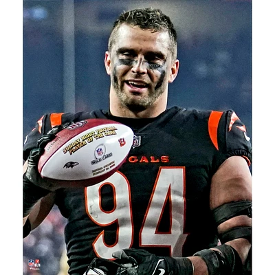Photo d'après-match non signée de Sam Hubbard des Bengals Cincinnati