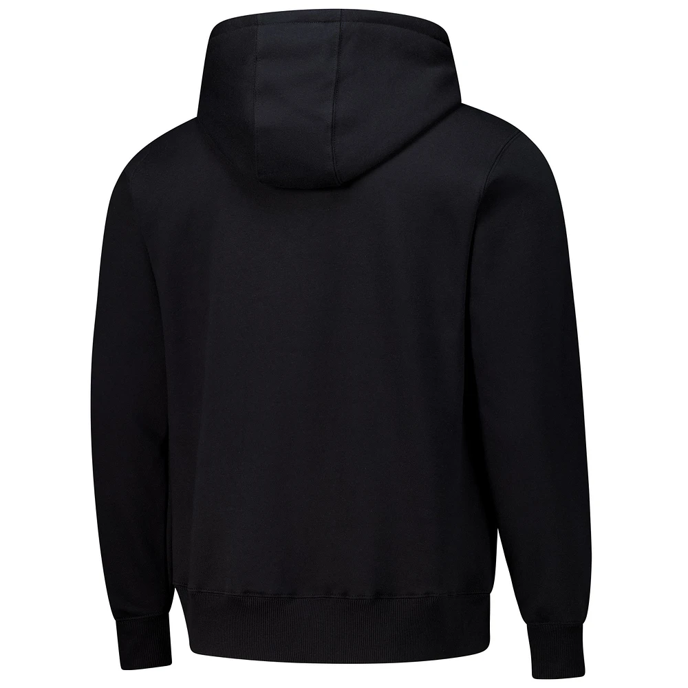 Unisex Dunbrooke  Black Cincinnati Bengals Defender Quarter-Zip Hoodie