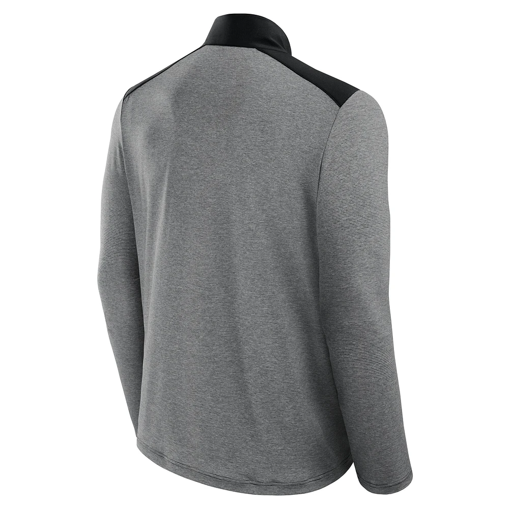 Unisex Fanatics Black/Heather Gray Cincinnati Bengals Front Office Tonal Full-Zip Jacket