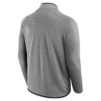 Veste unisexe à fermeture éclair quart de tour Fanatics Charcoal Cincinnati Bengals Front Office Performance Primary