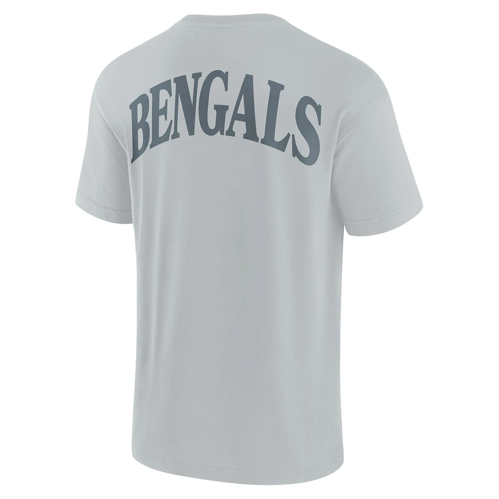 Unisex Fanatics  Gray Cincinnati Bengals Elements Iconic T-Shirt