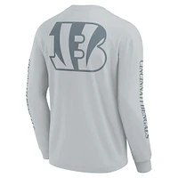 Unisex Fanatics Gray Cincinnati Bengals Elements Strive Long Sleeve T-Shirt