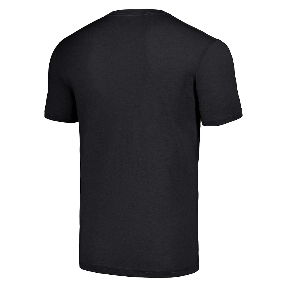 T-shirt à trois mélanges unisexe Hommage Charcoal Cincinnati Bengals Monstres du Gridiron Halloween
