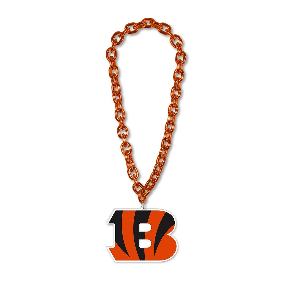 WinCraft Collier en plastique avec logo à grande chaîne des Bengals de Cincinnati