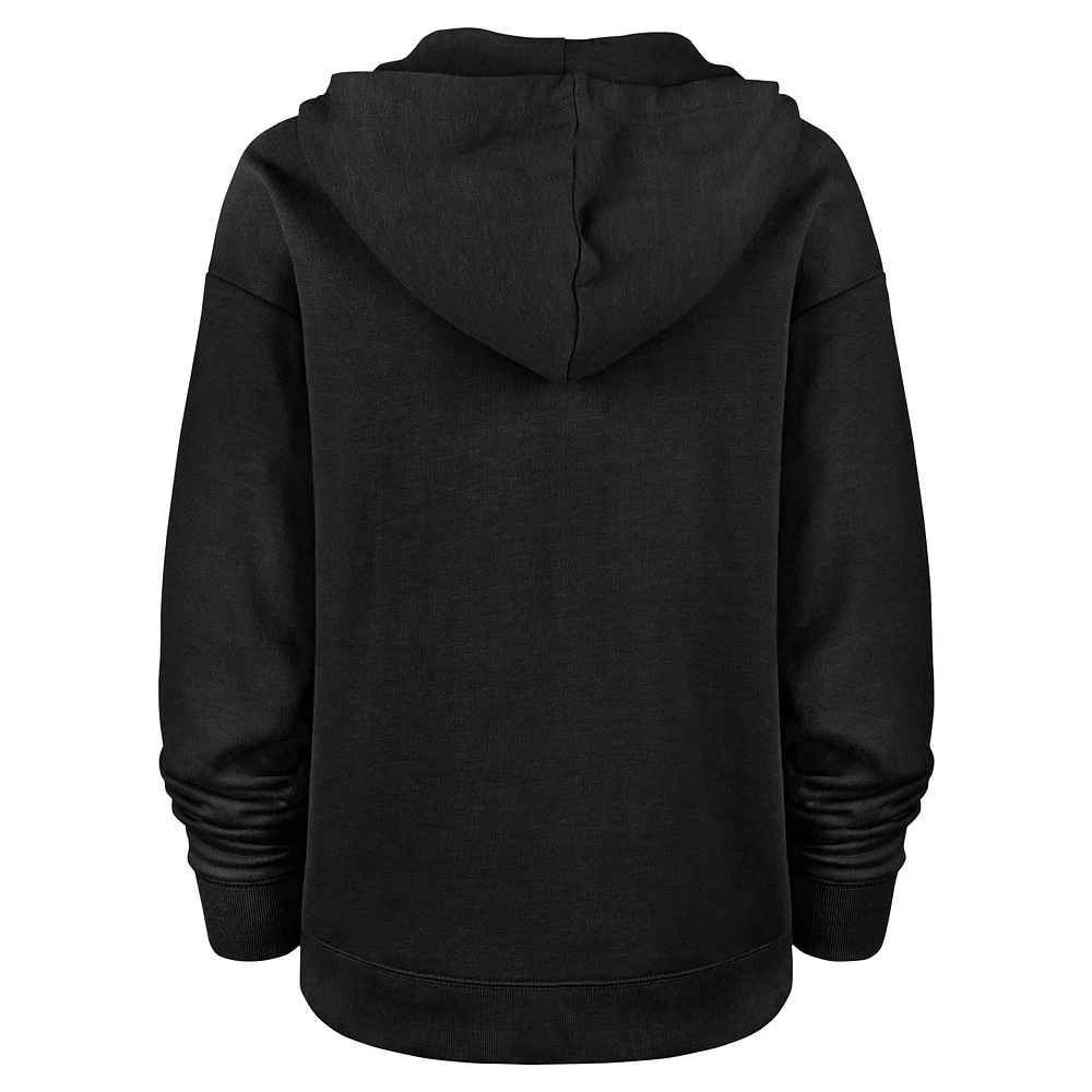 Women's '47 Black Cincinnati Bengals Clarity Kennedy Pullover Hoodie
