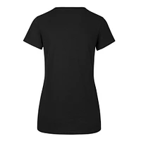Women's '47 Black Cincinnati Bengals Team Regional Ultra Rival V-Neck T-Shirt
