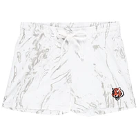 Women's Concepts Sport White Cincinnati Bengals Plus Quartz Tank Top & Shorts Set