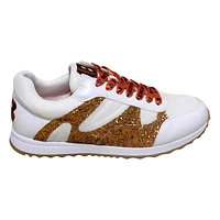 Women's Cuce  White Cincinnati Bengals Glitter Sneakers