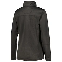 Women's Dunbrooke  Heather Black Cincinnati Bengals Freestyle Teflon Shield Full-Zip Jacket