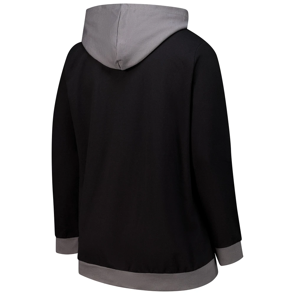 Women's Fanatics  Black Cincinnati Bengals Hit It Full-Zip Hoodie