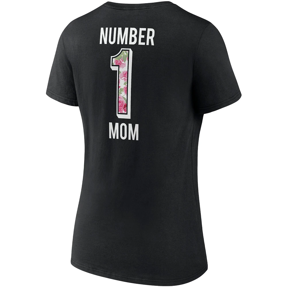 Women's Fanatics Black Cincinnati Bengals Team Mother's Day V-Neck T-Shirt