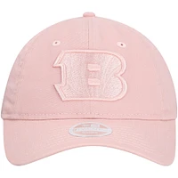 Women's New Era  Light Pink Cincinnati Bengals Main 9TWENTY Adjustable Hat