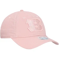 Women's New Era  Light Pink Cincinnati Bengals Main 9TWENTY Adjustable Hat