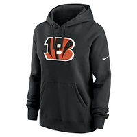 Women's Nike Black Cincinnati Bengals Club Fleece Pullover Hoodie