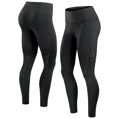 Legging Nike noir Cincinnati Bengals Edge Performance pour femme