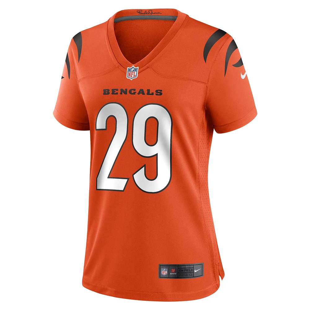 Women's Nike Cam Taylor-Britt  Orange Cincinnati Bengals Alternate Game Jersey