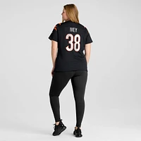 Women's Nike DJ Ivey  Black Cincinnati Bengals Team Game Jersey