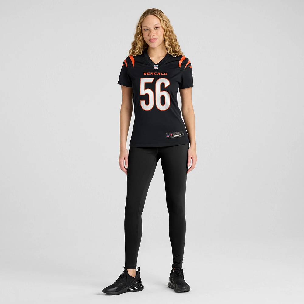 Women's Nike Garrett Nelson  Black Cincinnati Bengals Game Jersey